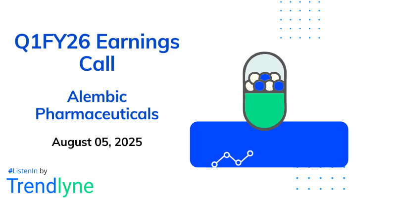 Alembic Pharmaceuticals Results Earnings Call for Q1FY26