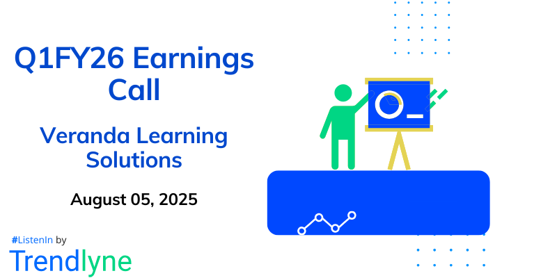 Veranda Learning Solutions Results Earnings Call for Q1FY26