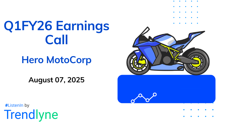 Hero MotoCorp Ltd. Results Earnings Call for Q1FY26