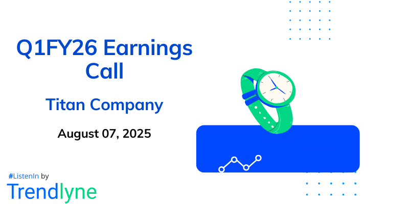 Titan Company Results Earnings Call for Q1FY26