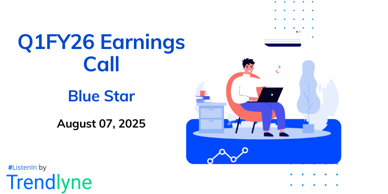 Blue Star Results Earnings Call for Q1FY26