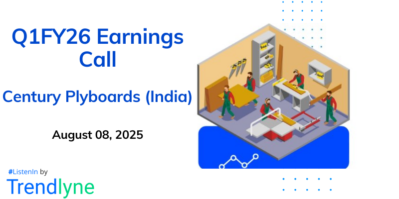 Century Plyboards (India) Results Earnings Call for Q1FY26