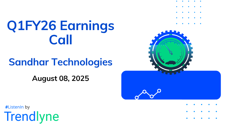 Sandhar Technologies Results Earnings Call for Q1FY26