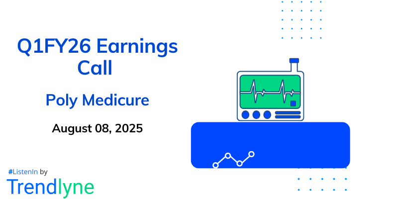 Poly Medicure Results Earnings Call for Q1FY26