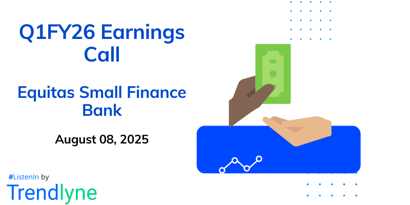 Equitas Small Finance Bank Results Earnings Call for Q1FY26