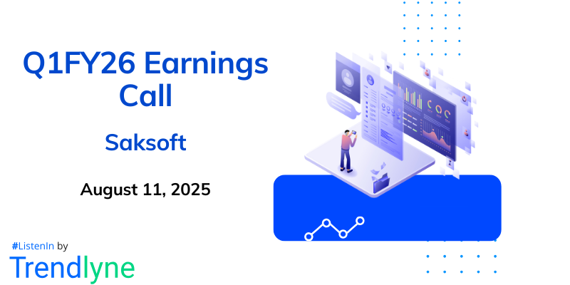 Saksoft Results Earnings Call for Q1FY26