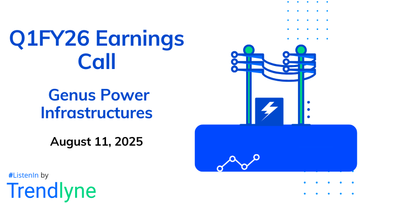 Genus Power Infrastructures Results Earnings Call for Q1FY26