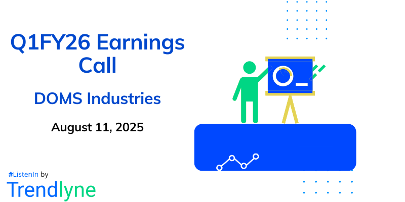 DOMS Industries Results Earnings Call for Q1FY26