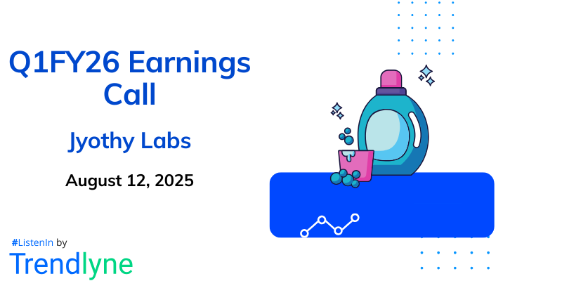 Jyothy Labs Results Earnings Call for Q1FY26