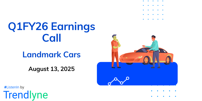 Landmark Cars Results Earnings Call for Q1FY26