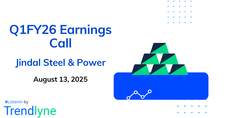 Jindal Steel & Power Results Earnings Call for Q1FY26
