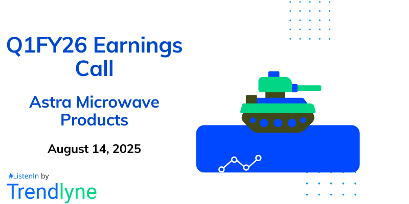 Astra Microwave Products Results Earnings Call for Q1FY26
