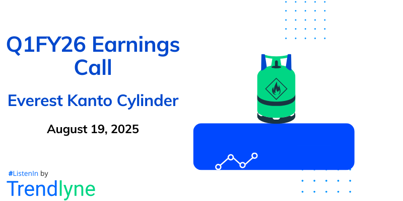 Everest Kanto Cylinder Results Earnings Call for Q1FY26