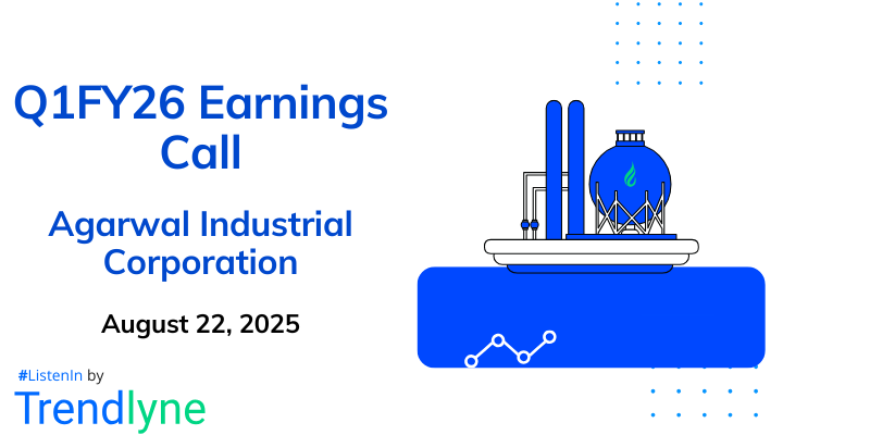 Agarwal Industrial Corporation Results Earnings Call for Q1FY26