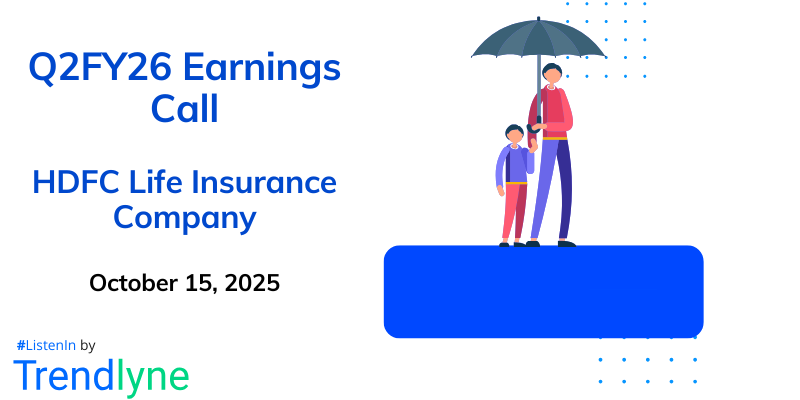 HDFC Life Insurance Company Results Earnings Call for Q2FY26