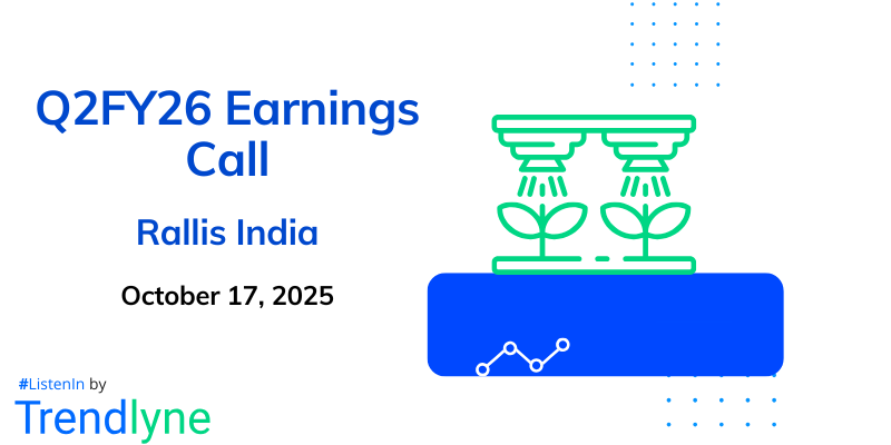 Rallis India Results Earnings Call for Q2FY26