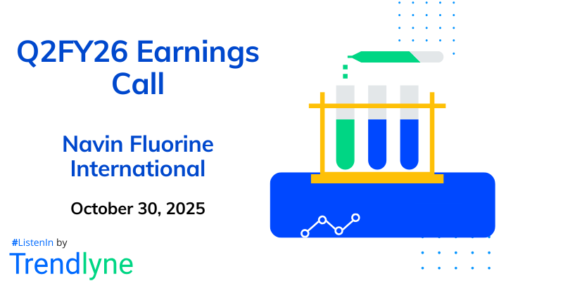 Navin Fluorine International Results Earnings Call for Q2FY26