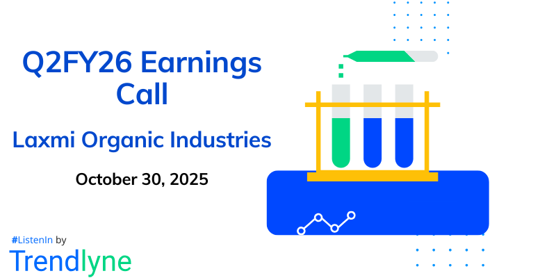 Laxmi Organic Industries Results Earnings Call for Q2FY26