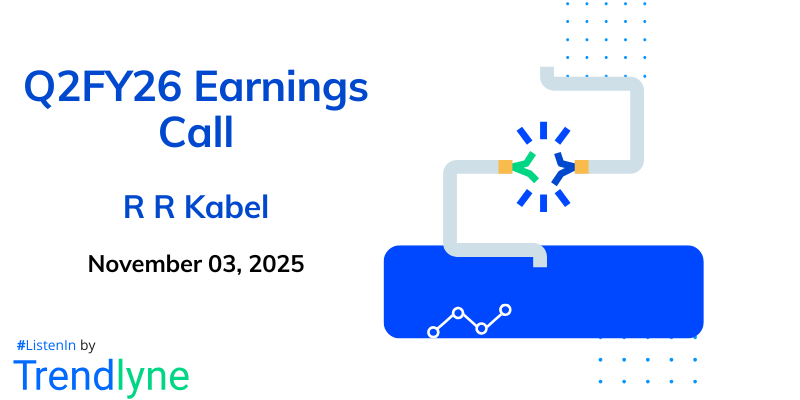 R R Kabel Results Earnings Call for Q2FY26