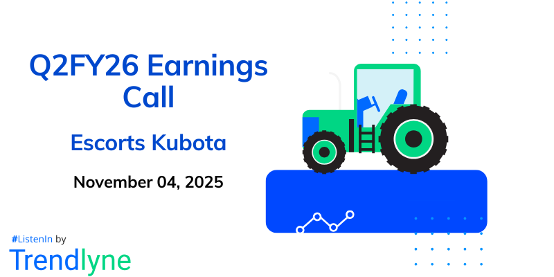 Escorts Kubota Results Earnings Call for Q2FY26