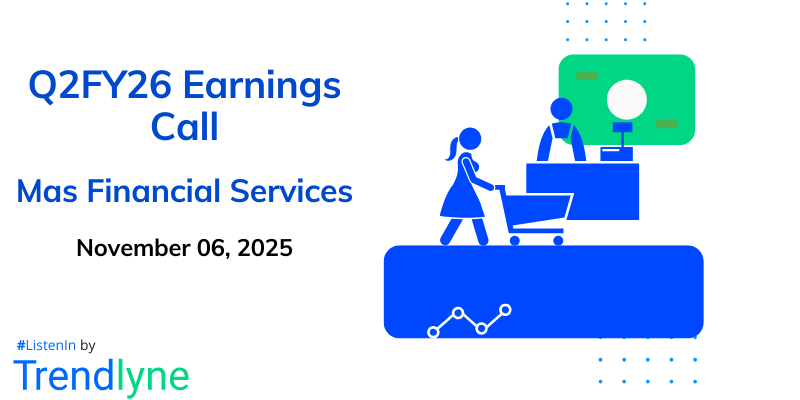 Mas Financial Services Results Earnings Call for Q2FY26