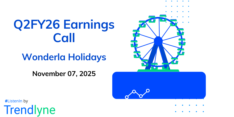 Wonderla Holidays Results Earnings Call for Q2FY26