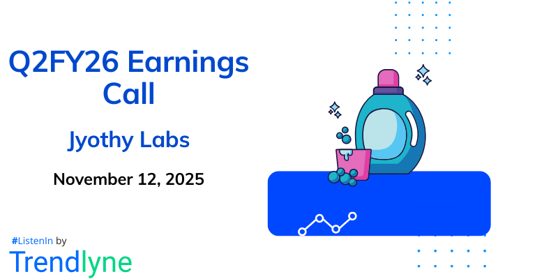 Jyothy Labs Results Earnings Call for Q2FY26