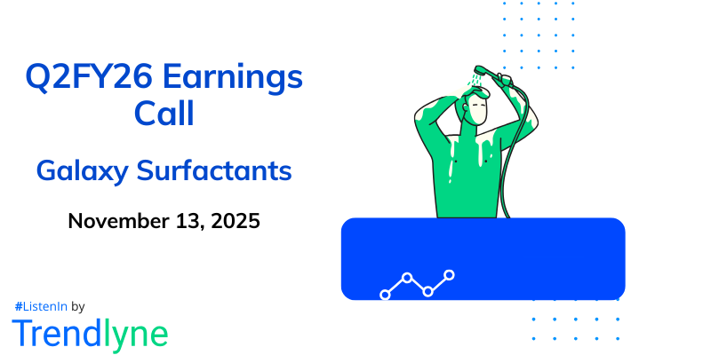 Galaxy Surfactants Results Earnings Call for Q2FY26