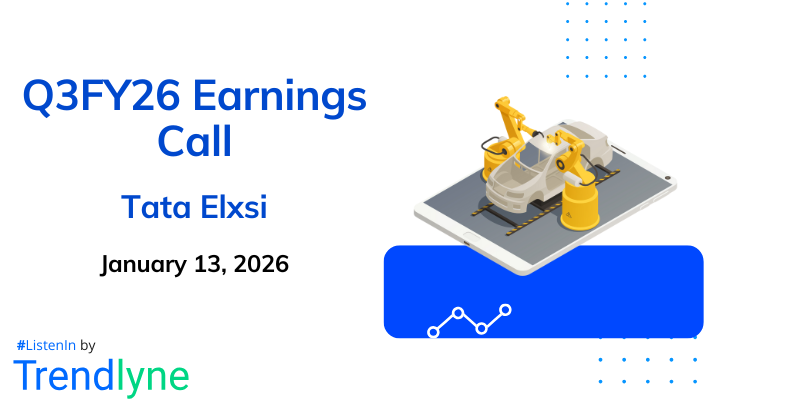 Tata Elxsi Results Earnings Call for Q3FY26