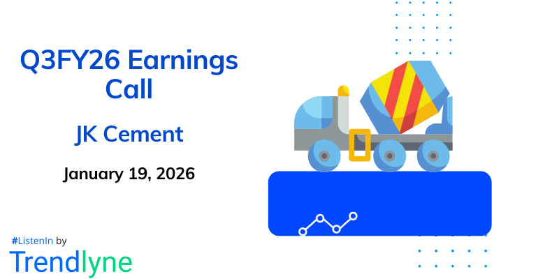 JK Cement Results Earnings Call for Q3FY26