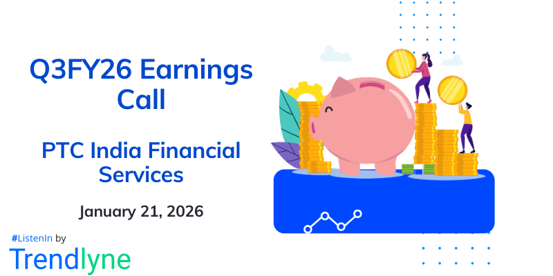 PTC India Financial Services Ltd. Results Earnings Call for Q3FY26