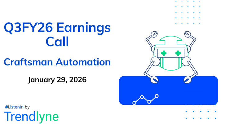 Craftsman Automation Results Earnings Call for Q3FY26