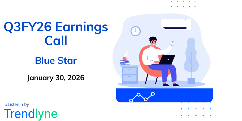 Blue Star Results Earnings Call for Q3FY26