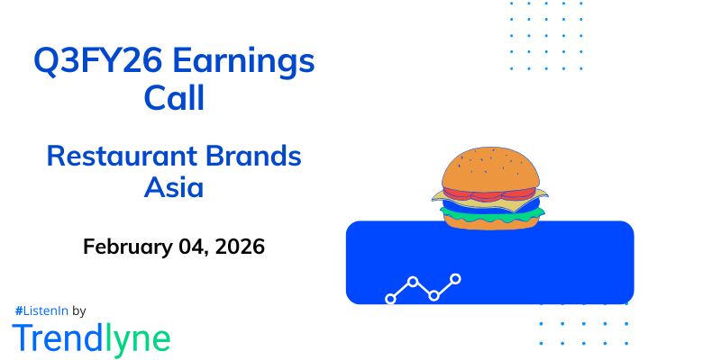 Restaurant Brands Asia Results Earnings Call for Q3FY26