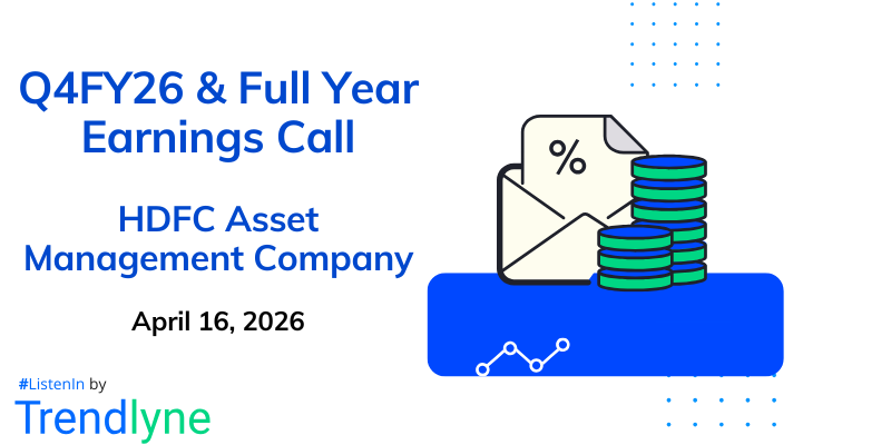 HDFC Asset Management Company Results Earnings Call for Q4FY26 & Full year