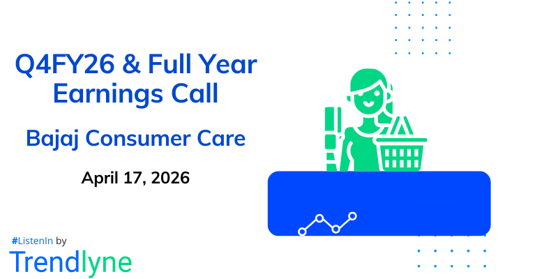 Bajaj Consumer Care Results Earnings Call for Q4FY26 & Full Year
