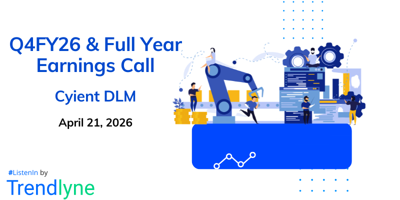 Cyient DLM Results Earnings Call for Q4FY26 & Full Year