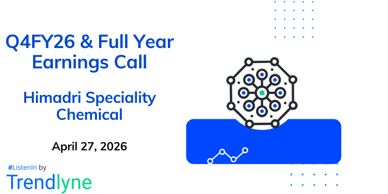 Himadri Speciality Chemical Results Earnings Call for Q4FY26 & Full Year