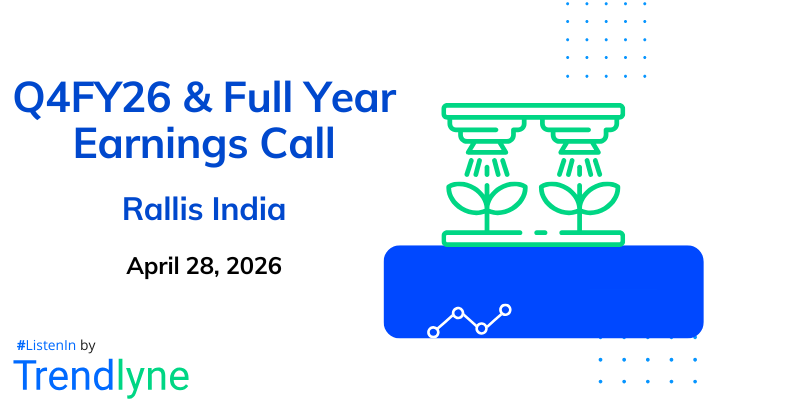 Rallis India Results Earnings Call for Q4FY26 & Full Year