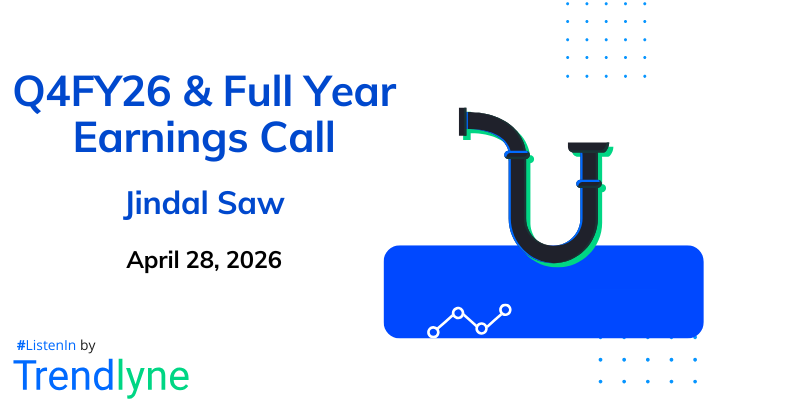Jindal Saw Results Earnings Call for Q4FY26 & Full Year