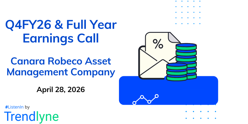 Canara Robeco Asset Management Company Results Earnings Call for Q4FY26 & Full Year
