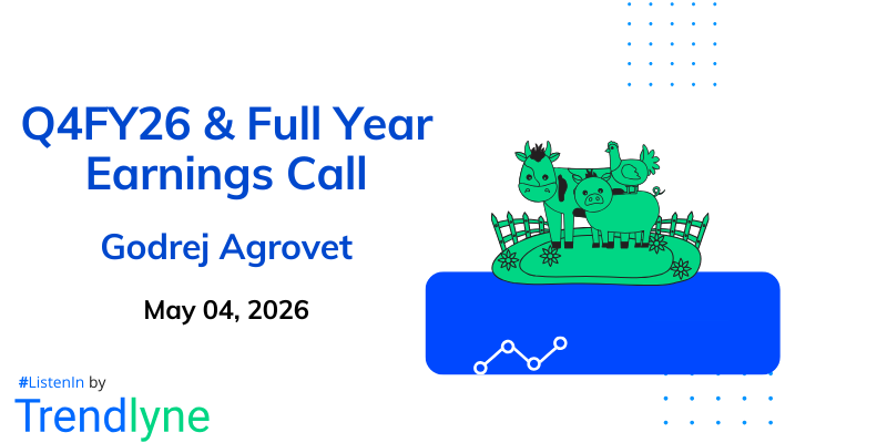 Godrej Agrovet Results Earnings Call for Q4FY26 & Full Year