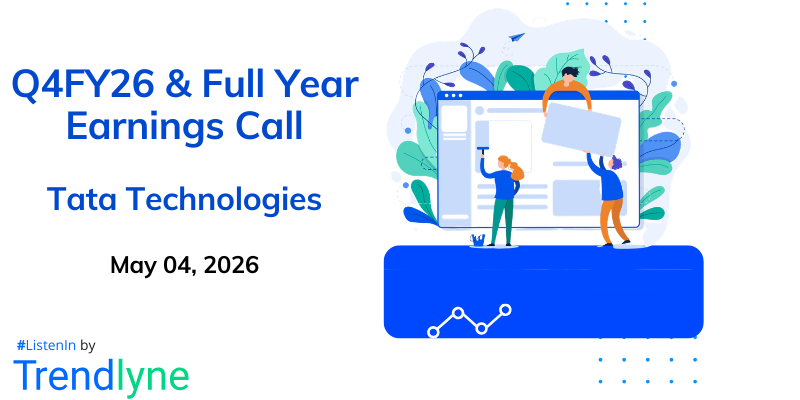 Tata Technologies Results Earnings Call for Q4FY26 & Full Year