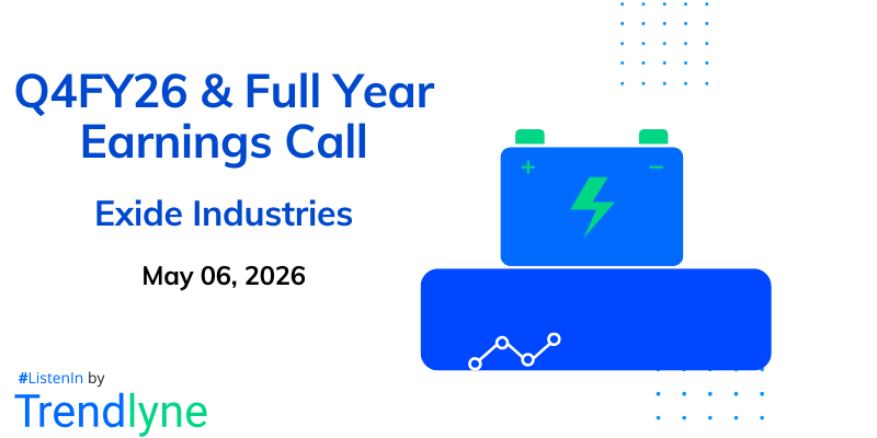 Exide Industries Results Earnings Call for Q4FY26 & Full Year
