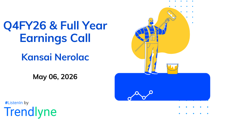 Kansai Nerolac Paints Results Earnings Call for Q4FY26 & Full Year