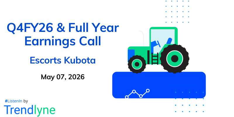 Escorts Kubota Results Earnings Call for Q4FY26 & Full Year