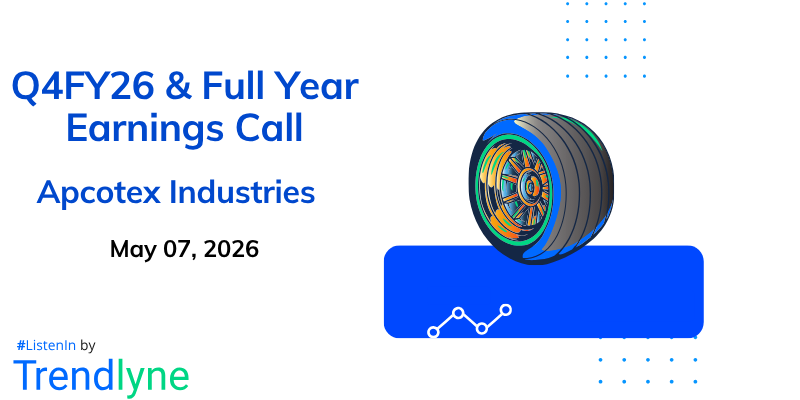 Apcotex Industries Results Earnings Call for Q4FY26 & Full Year