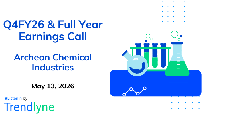 Archean Chemical Industries Results Earnings Call for Q4FY26 & Full Year