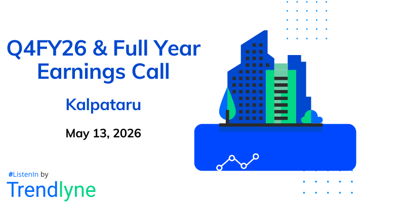 Kalpataru Results Earnings Call for Q4FY26 & Full Year