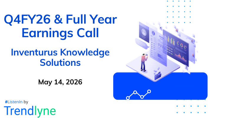 Inventurus Knowledge Solutions Results Earnings Call for Q4FY26 & Full Year